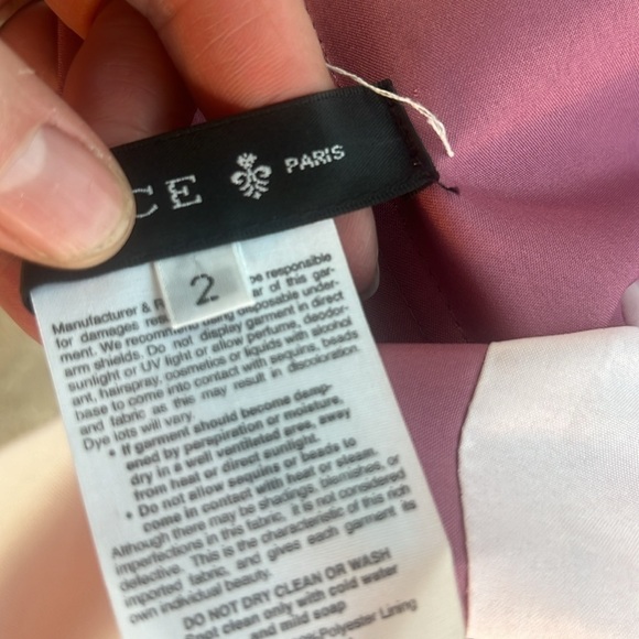 Alyce Paris Couture Two Tone Pink Formal Party Dress Size 2 - Picture 12 of 15